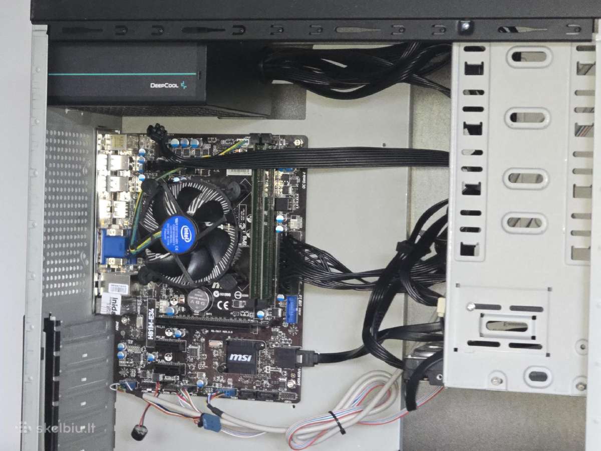 Kompiuteris i5-4 gen, 8gb, 256ssd+HDD - nuotraukos Nr. 3
