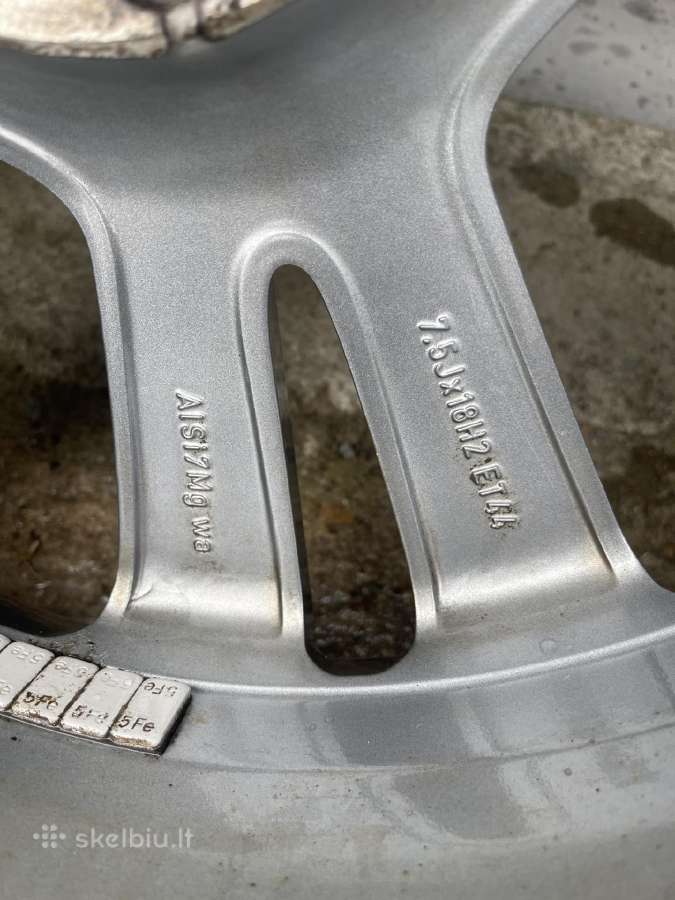 Ratlankiai originalūs Mercedes Benz R18 - nuotraukos Nr. 5