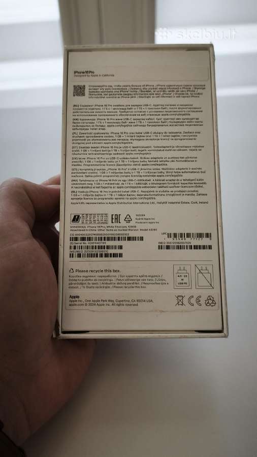 iPhone 16pro kaip naujas - nuotraukos Nr. 11