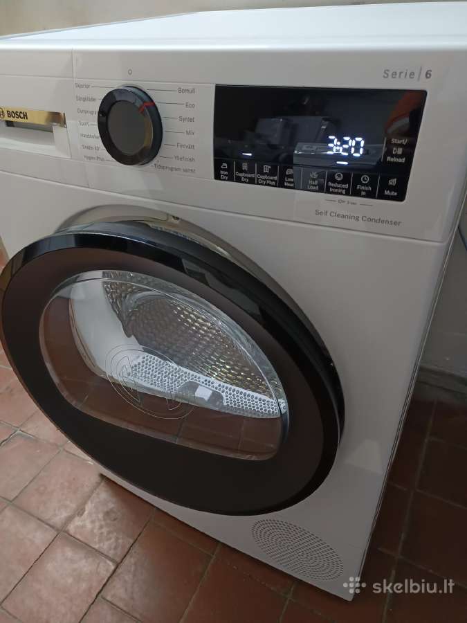 Bosch 6serijos 2025m 9kg su garantija - nuotraukos Nr. 2