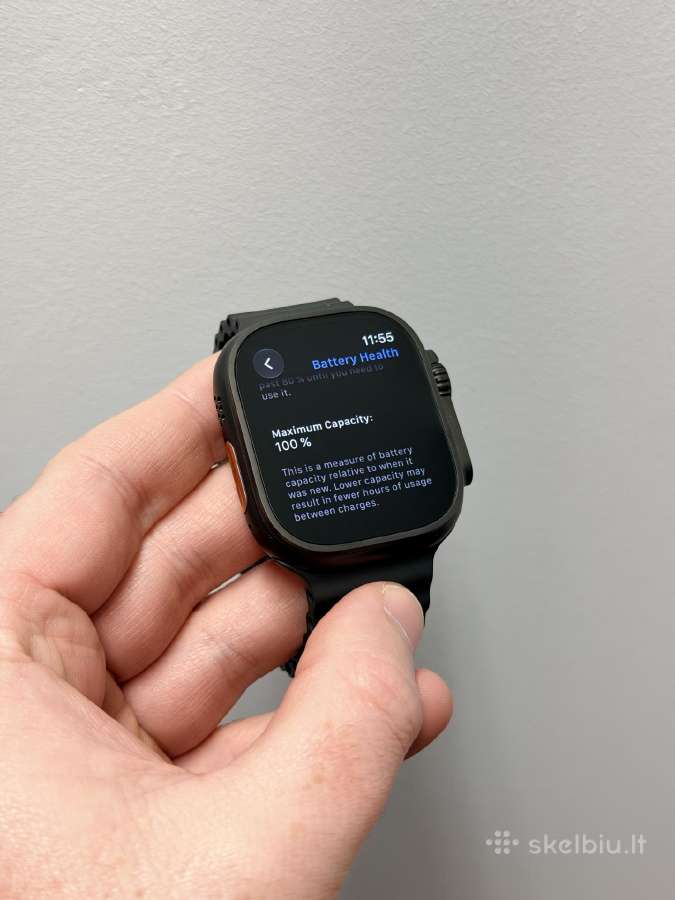 Apple Watch Ultra 3 Titanium Black - nuotraukos Nr. 7