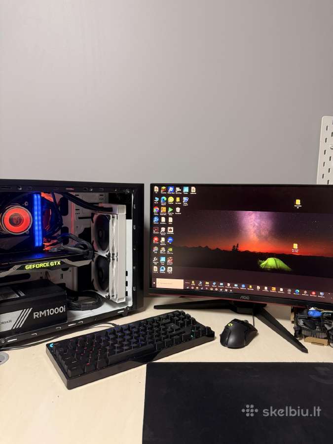 Gaming Pc i5-10400 Gtx 1080 32gb + 144hz - nuotraukos Nr. 3