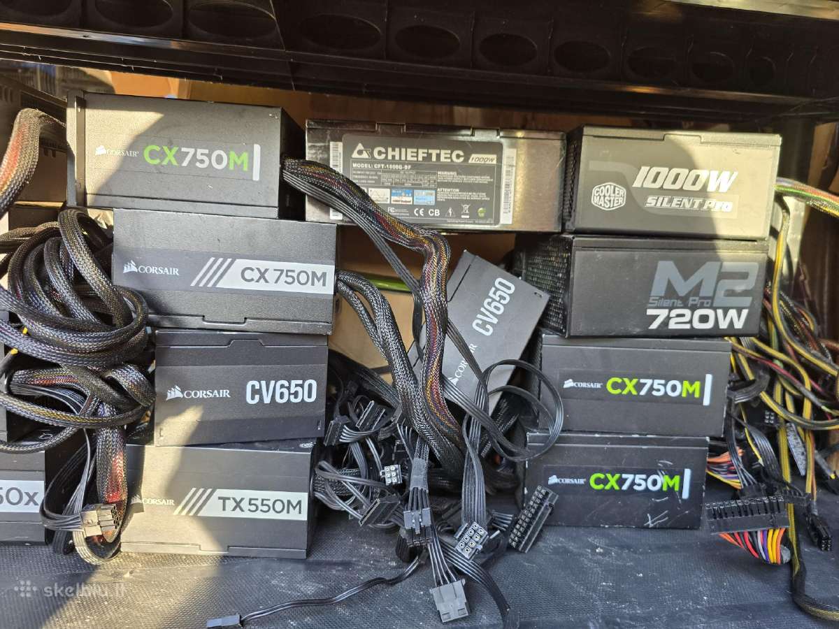 Maitinimo blokaic corsair Evga ir kt. 500w-1000w - nuotraukos Nr. 2