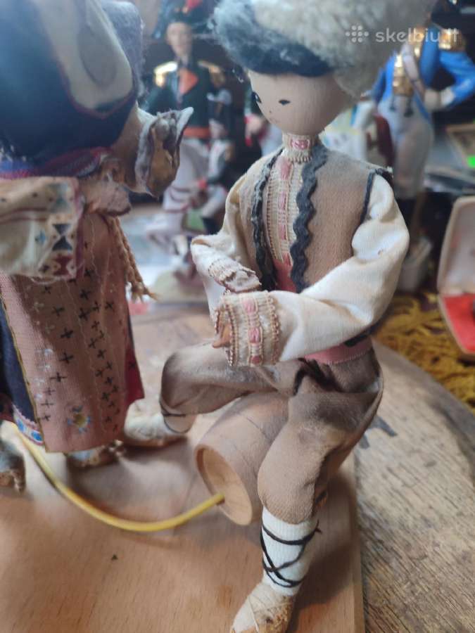 Vintažinė medinė statulėlė - nuotraukos Nr. 4