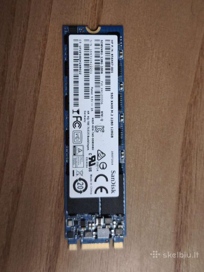 Sandisk X400 M2 128gb diskai - nuotraukos Nr. 2