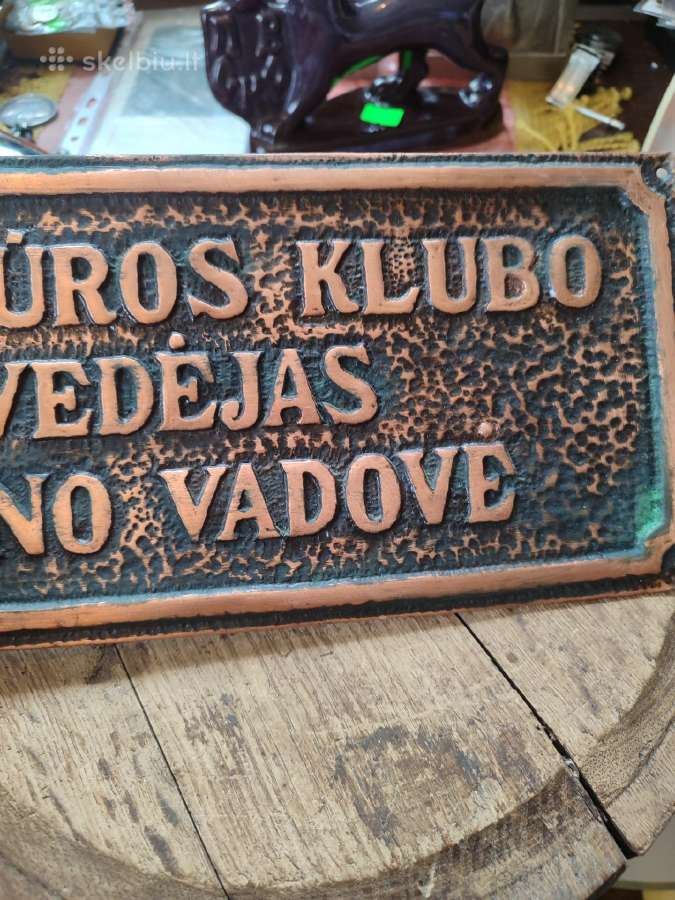 Vintažinė lentelė - nuotraukos Nr. 3