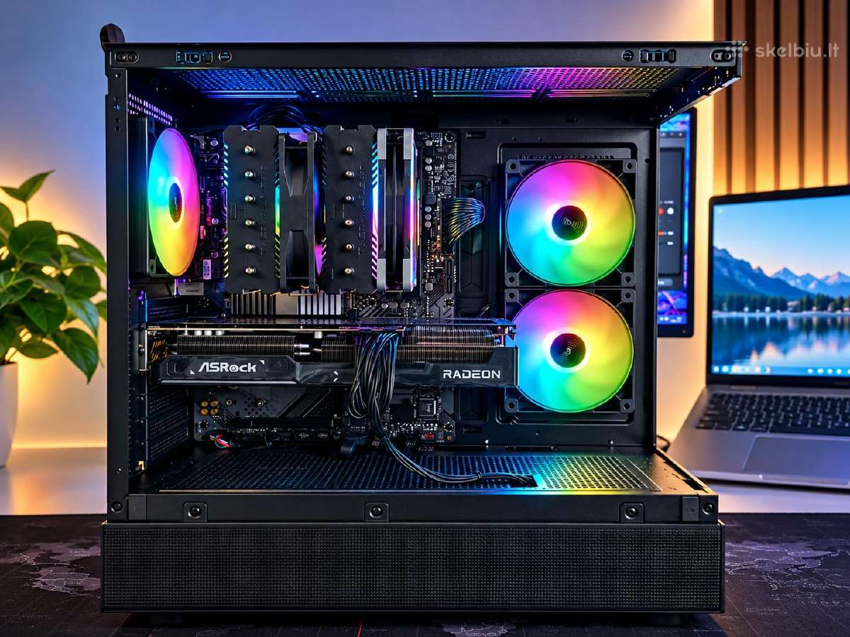 Ryzen 7 5800x/b550/32gb/1tb/rx 9070 16gb/win11pro - nuotraukos Nr. 3