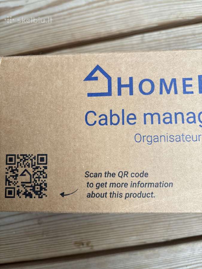 Homeprotek kabelių organizavimo rinkinys po stalu - nuotraukos Nr. 2