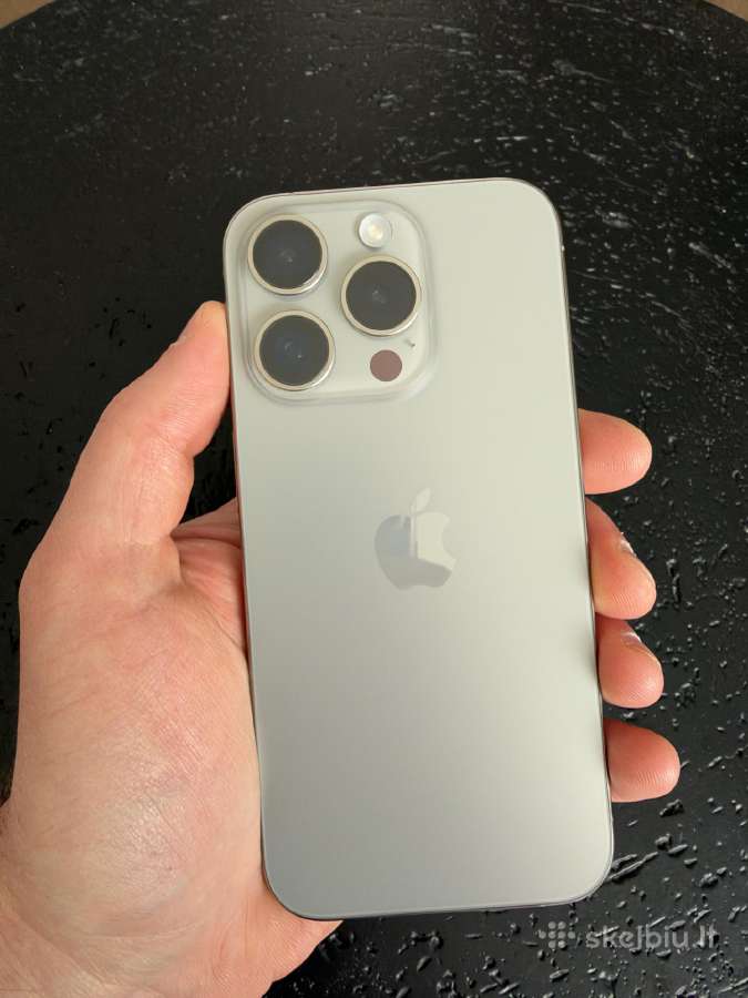 iPhone 15 Pro 128 GB White Titanium - nuotraukos Nr. 2