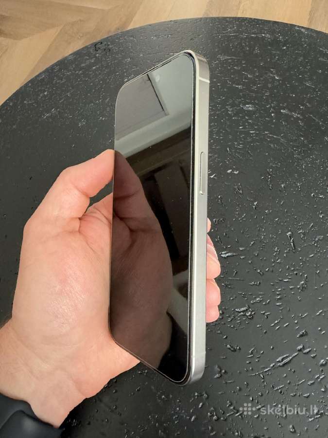 iPhone 15 Pro 128 GB White Titanium - nuotraukos Nr. 4