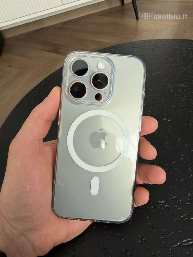 iPhone 15 Pro 128 GB White Titanium - nuotraukos Nr. 5
