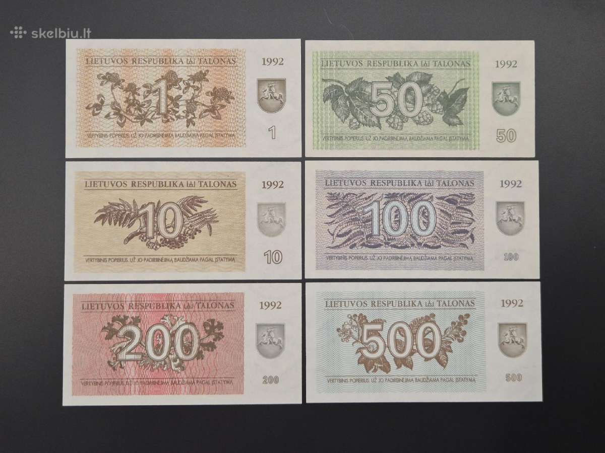 1992-1993 m. talonų rinkinukas - nuotraukos Nr. 2