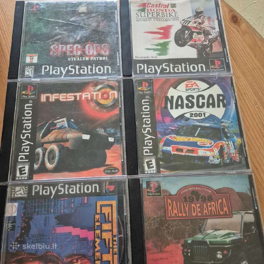 Sony Playstation 1 (Ps1) žaidimai - nuotraukos Nr. 3