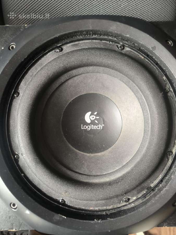 Žemų dažnių garsiakalbis Logitech Z5500. - nuotraukos Nr. 4