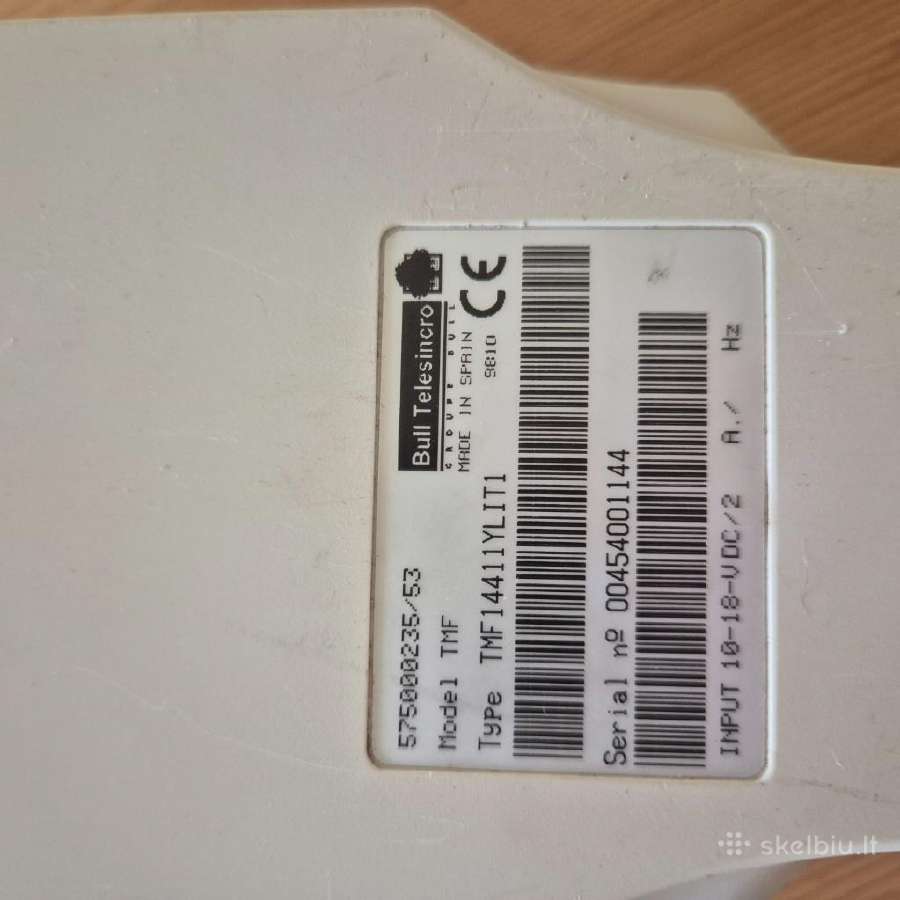 Vintažinis kortelių skaitytuvas Bull Telesincro Tm - nuotraukos Nr. 4
