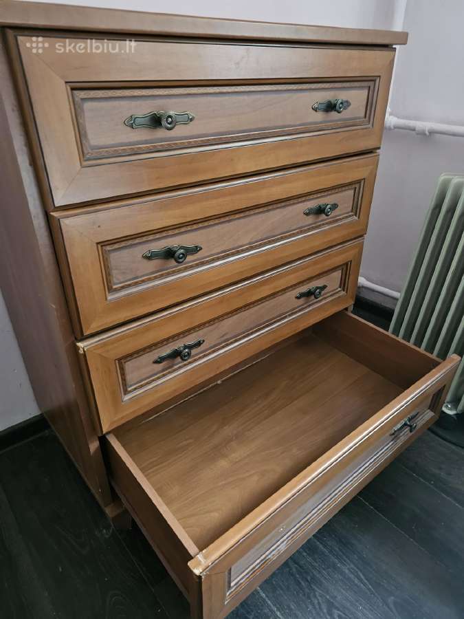 Klasikinė komoda su 4 stalčiais. 95х78х45cm - nuotraukos Nr. 7