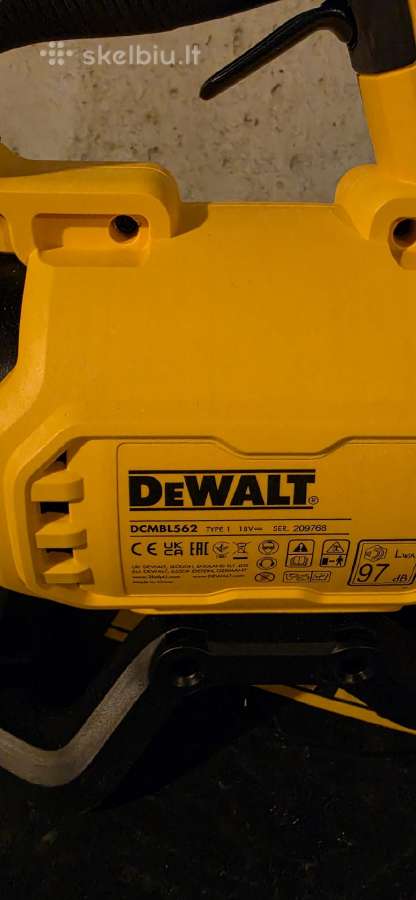 Dewalt lapu pustuvas Dcmbl562 - nuotraukos Nr. 2
