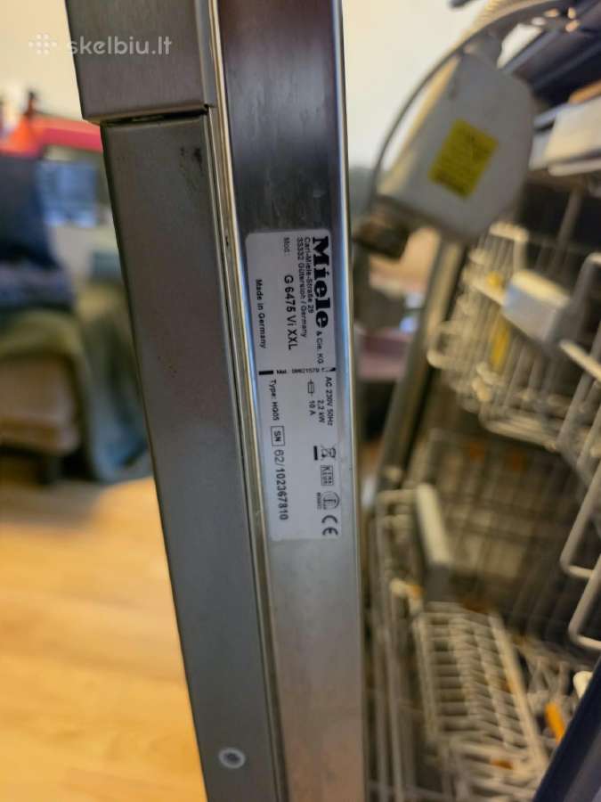 Parduodu Miele G6475 Vi XXL indaplove - nuotraukos Nr. 4