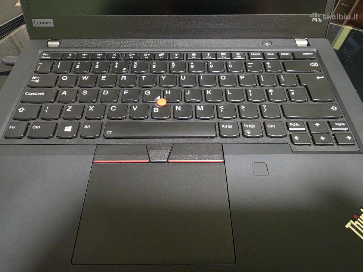 Lenovo Thinkpad P43s. i7-10750h. 16/256 GB. - nuotraukos Nr. 4