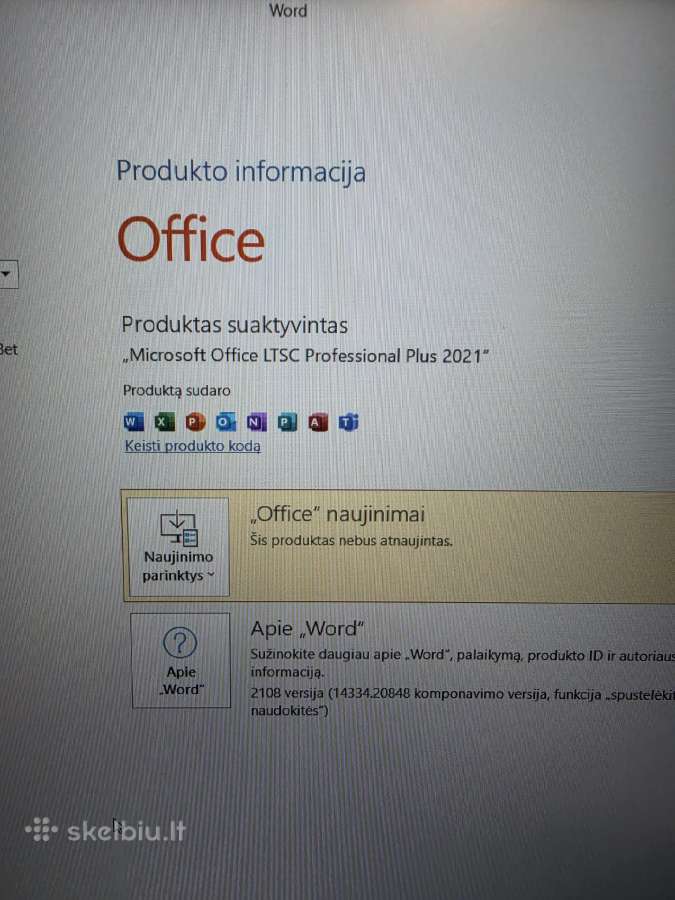 Lenovo Thinkpad P43s. i7-10750h. 16/256 GB. - nuotraukos Nr. 8