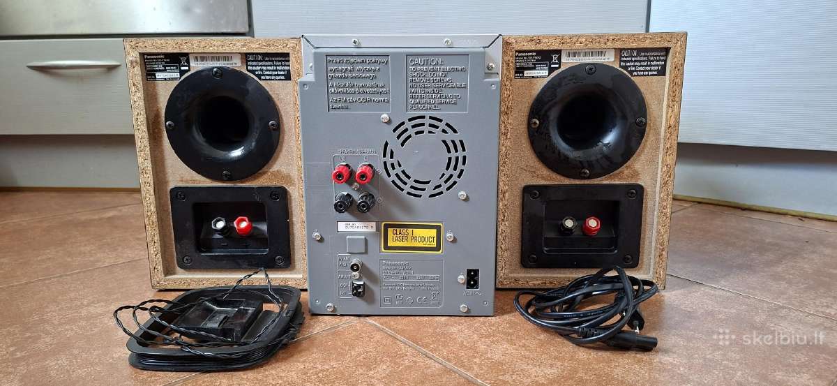 Muzikinis Centras Panasonic Sa-pmx2 - nuotraukos Nr. 11