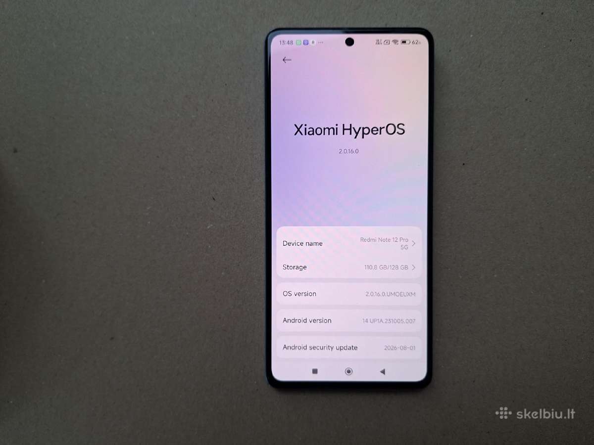 Xiaomi redmi note 12 pro 5G dual sim 3.5mm jack - nuotraukos Nr. 9