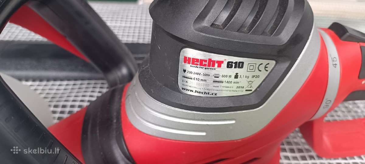 Hecht 610 elektrinės gyvatvorių žirklės - nuotraukos Nr. 3