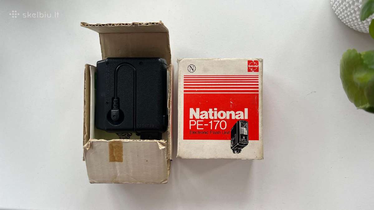 Vintažinė fotoaparato blykstė National Pe-170 - nuotraukos Nr. 3