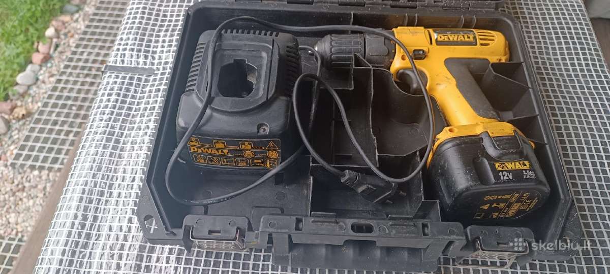 Dewalt 12 V akumuliatorinis suktuvas–gręžtuvas - nuotraukos Nr. 2