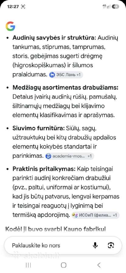 Medžiagotyra - nuotraukos Nr. 7