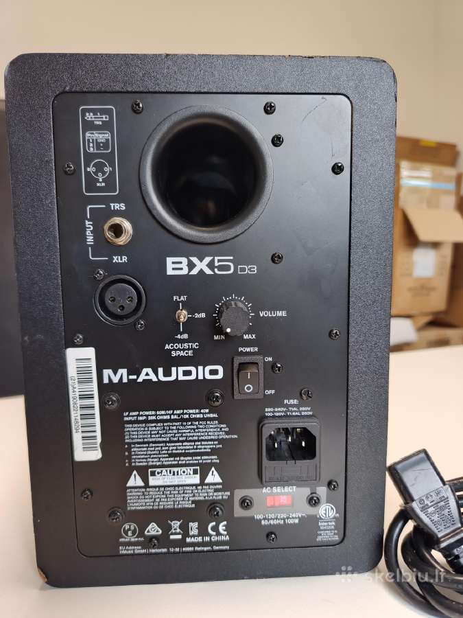 Studijine kolonėlė M audio bx5 d3 - nuotraukos Nr. 2