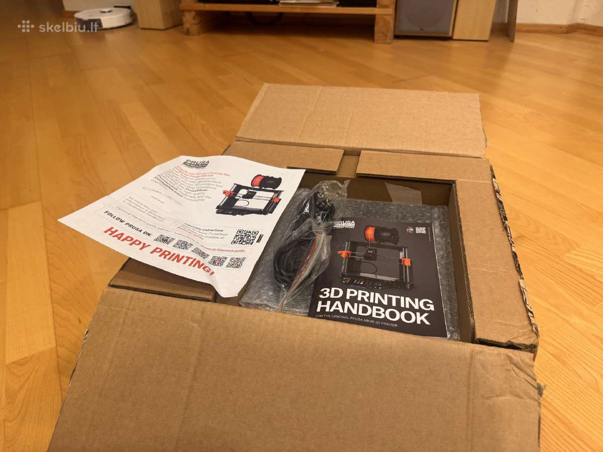 Original Prusa Mk4s 3D Printer Kit – Naujas - nuotraukos Nr. 3