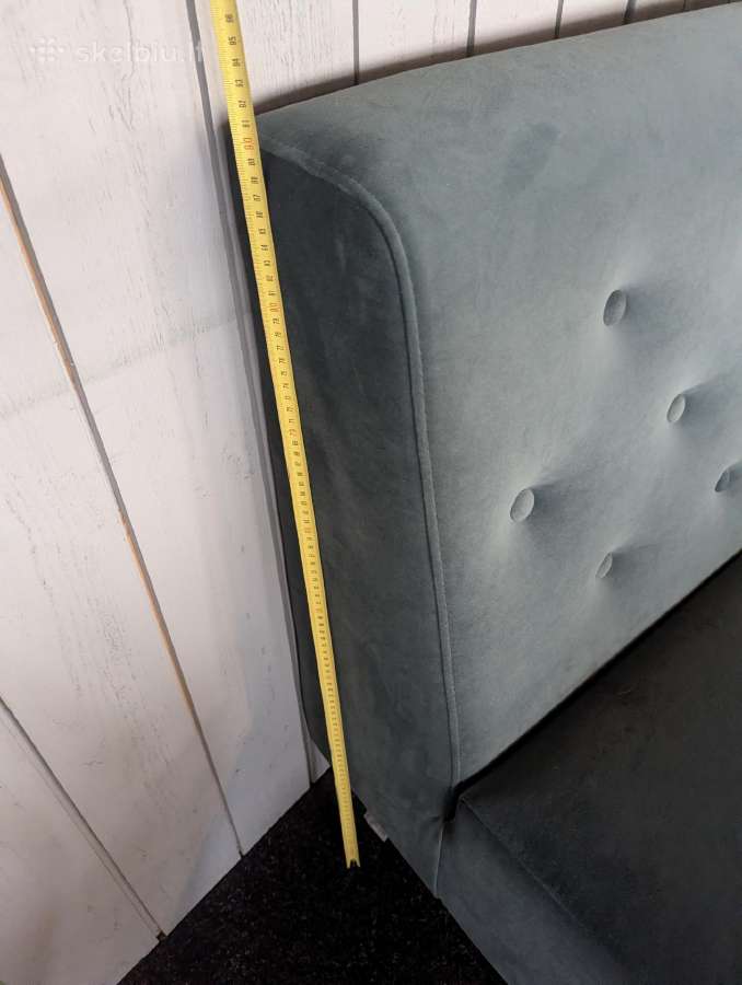 Veliūrinė sofa - nuotraukos Nr. 4