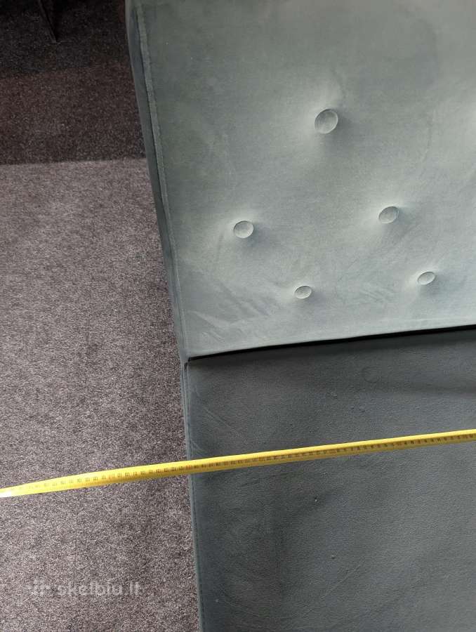 Veliūrinė sofa - nuotraukos Nr. 7