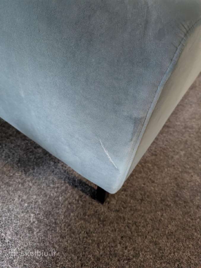 Veliūrinė sofa - nuotraukos Nr. 9