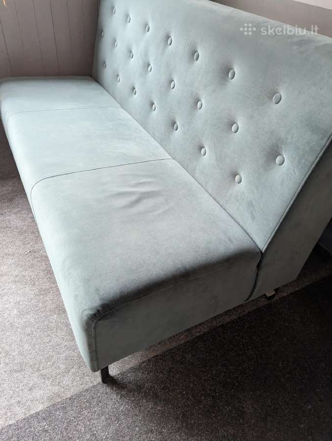 Veliūrinė sofa - nuotraukos Nr. 11
