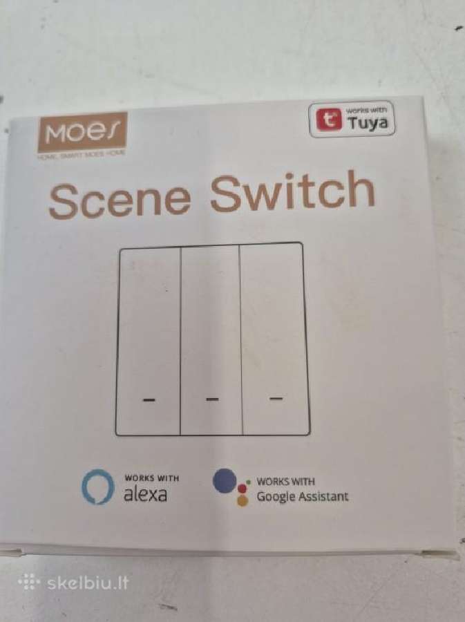 Moes belaidis jungiklis Zigbee 2 klavišų - nuotraukos Nr. 2