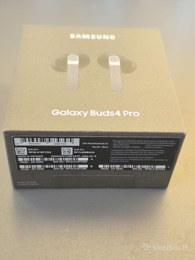 Naujos Samsung Galaxy Buds4 Pro, neišpakuotos - nuotraukos Nr. 4