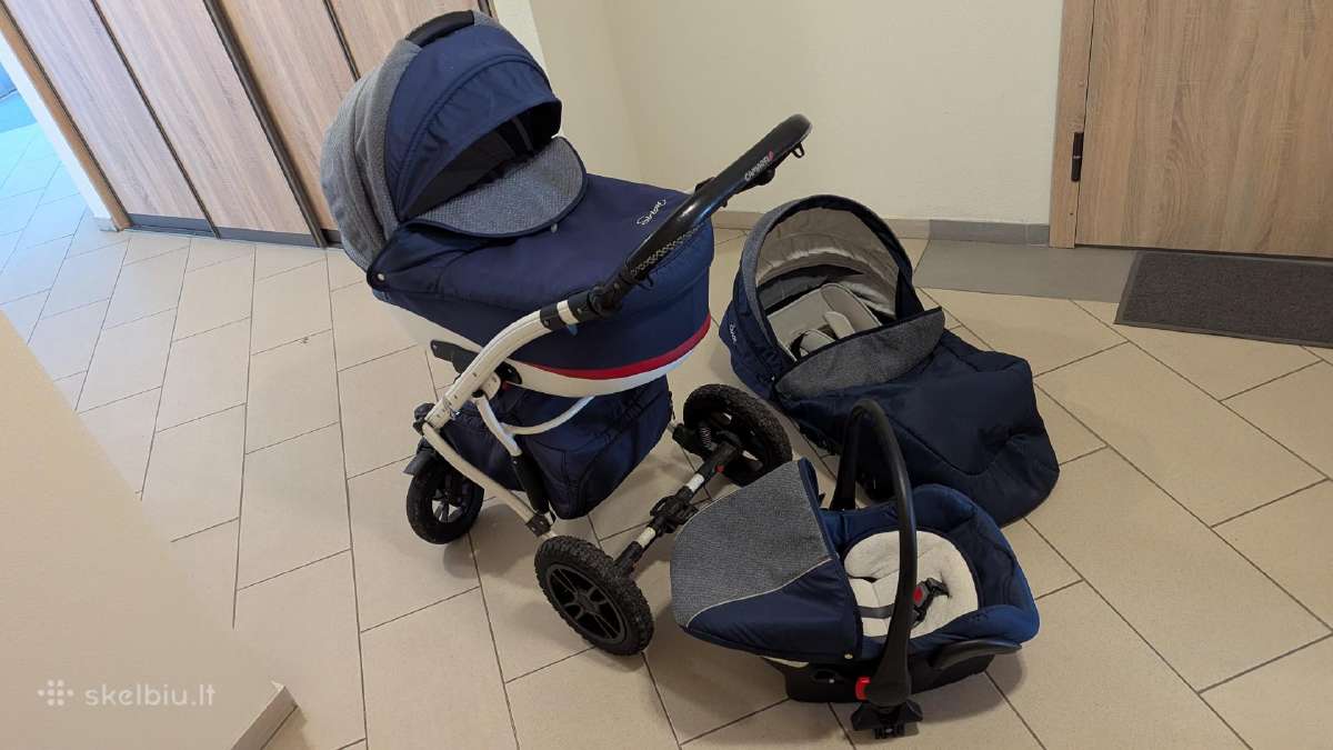 Vežimėlis Camarelo Sirion 3 in 1 (Labai geros būkl - nuotraukos Nr. 2