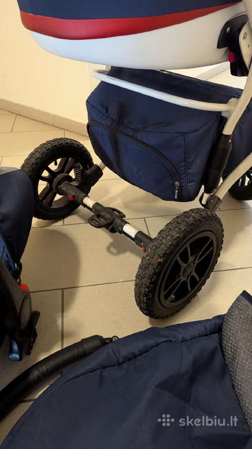 Vežimėlis Camarelo Sirion 3 in 1 (Labai geros būkl - nuotraukos Nr. 4