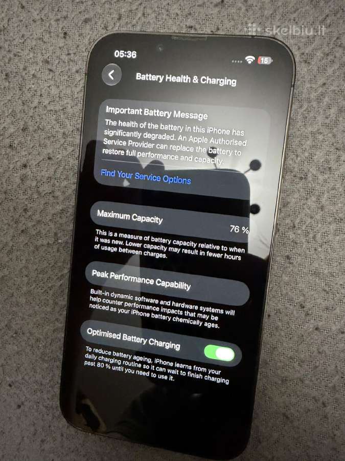 iPhone 13 Pro 256gb be įbrėžimų - nuotraukos Nr. 5