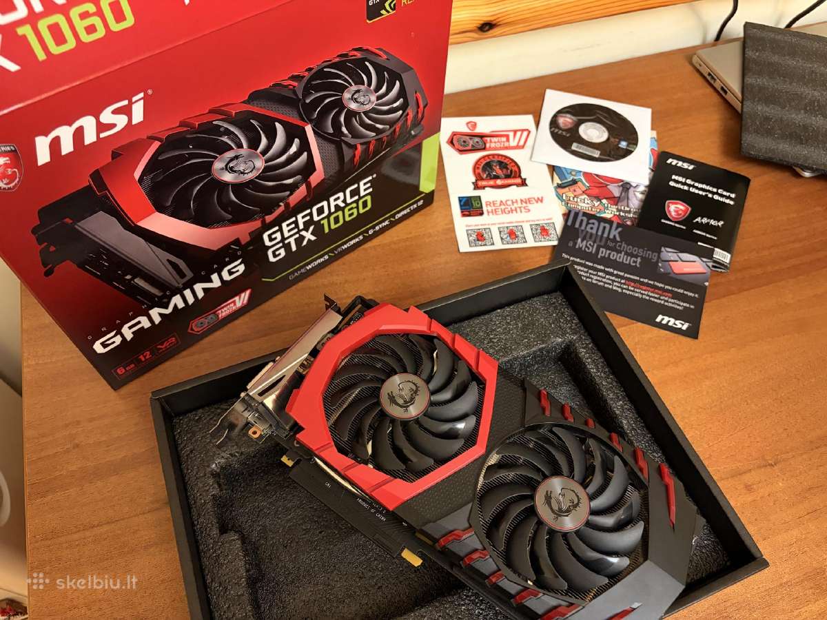 Msi Geforce Gtx 1060 6gb - nuotraukos Nr. 2
