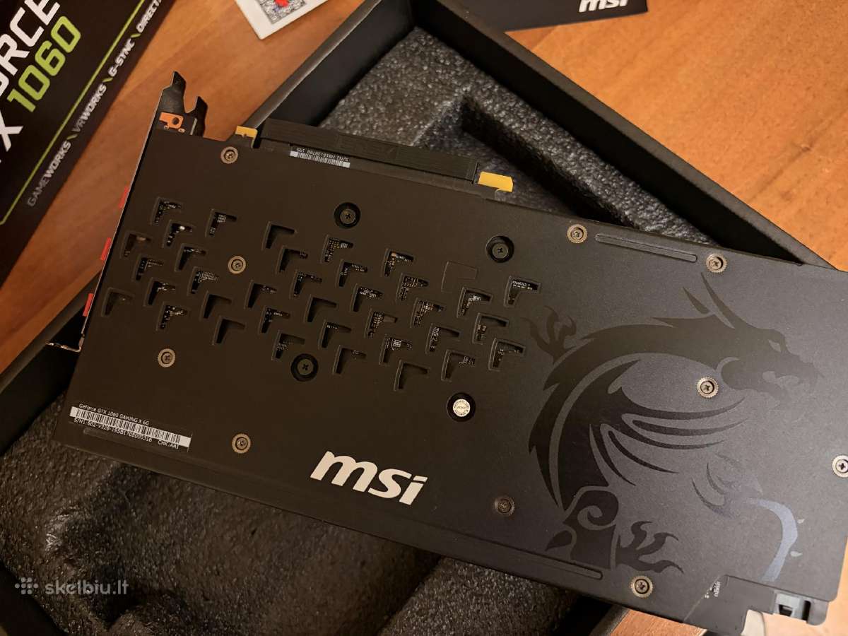 Msi Geforce Gtx 1060 6gb - nuotraukos Nr. 5