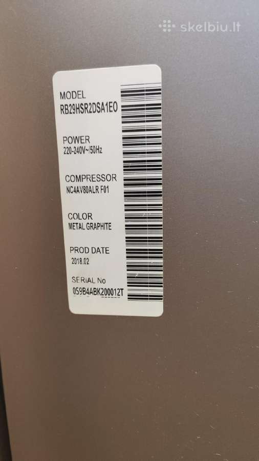Saldytuvas Samsung - nuotraukos Nr. 20