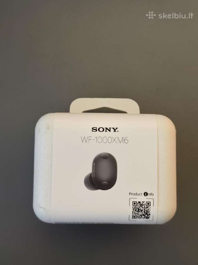 Naujos Sony Wf-1000xm6 belaidės ausinės - nuotraukos Nr. 4