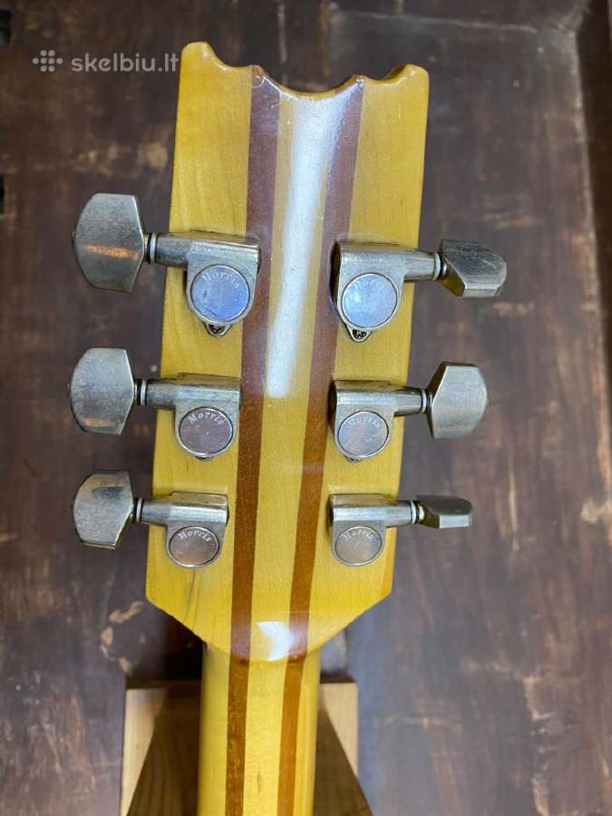 El gitara Morris falcon necktrought 1980 - nuotraukos Nr. 9
