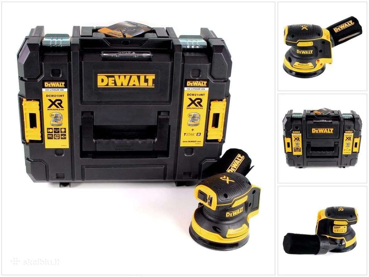 Ekscentrinis šlifuoklis Dewalt Dcw210nt - nuotraukos Nr. 2