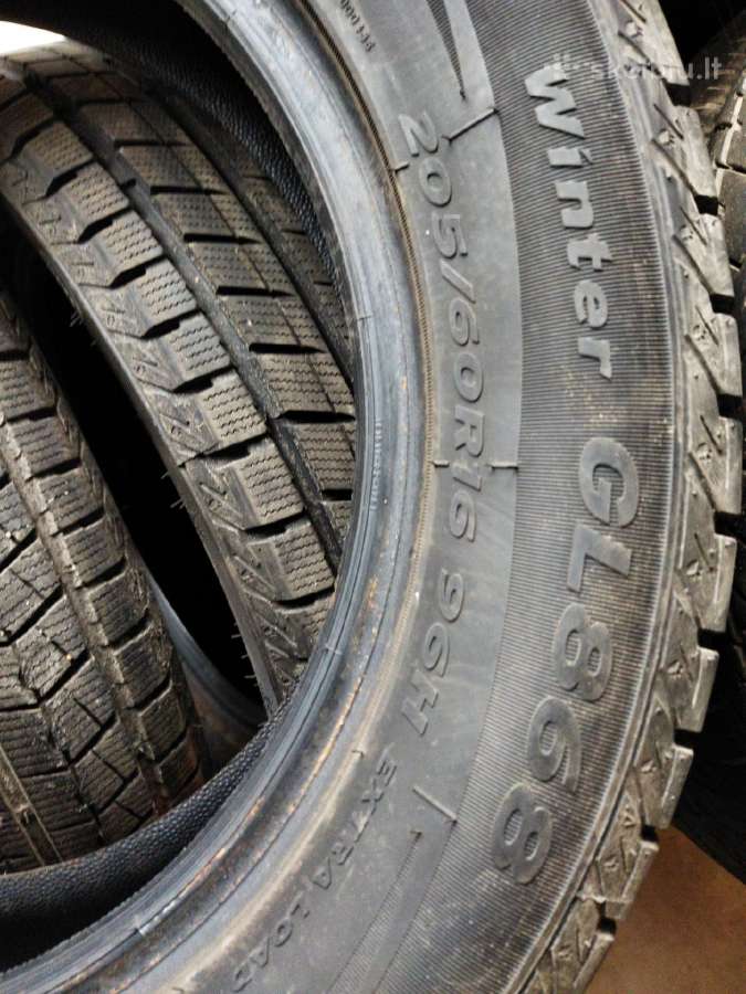 Žiemines padangos 205x60r16 100eur. - nuotraukos Nr. 3
