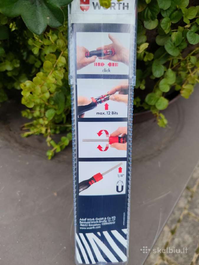 Terkšlinis Atsuktuvas Su 12 Vnt. Antgalių Dėtuve - nuotraukos Nr. 7
