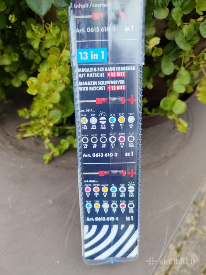 Terkšlinis Atsuktuvas Su 12 Vnt. Antgalių Dėtuve - nuotraukos Nr. 8